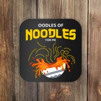 Oodles Of Noodles Coaster