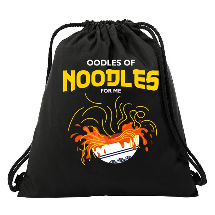 Oodles Of Noodles Drawstring Bag