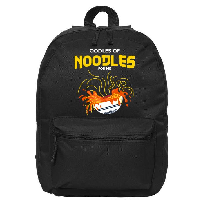 Oodles Of Noodles 16 in Basic Backpack