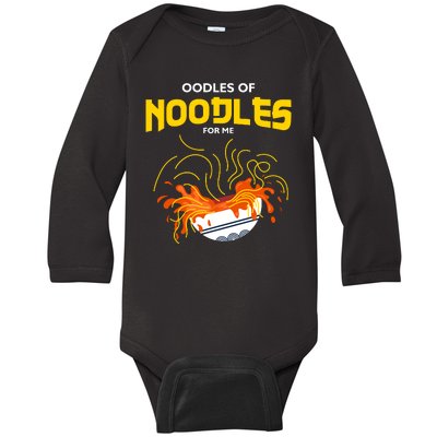 Oodles Of Noodles Baby Long Sleeve Bodysuit