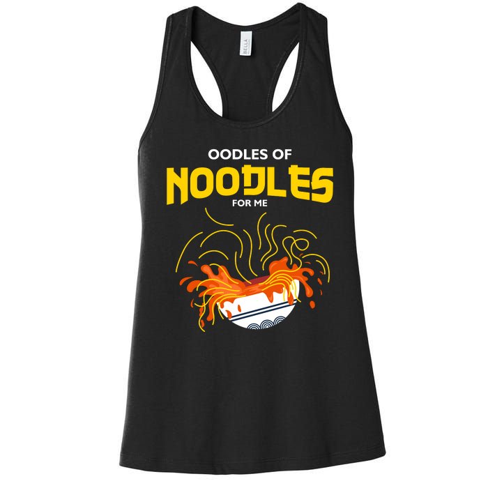 Oodles Of Noodles Women's Racerback Tank