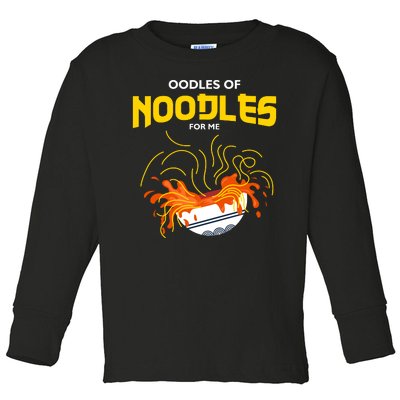 Oodles Of Noodles Toddler Long Sleeve Shirt