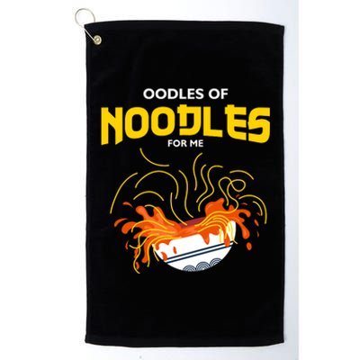 Oodles Of Noodles Platinum Collection Golf Towel