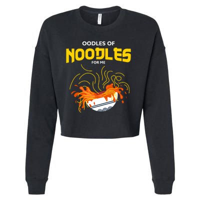 Oodles Of Noodles Cropped Pullover Crew