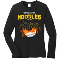 Oodles Of Noodles Ladies Long Sleeve Shirt