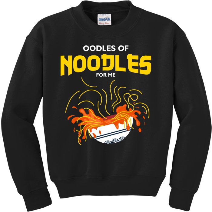 Oodles Of Noodles Kids Sweatshirt