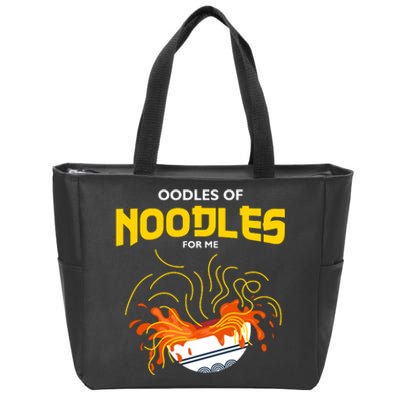 Oodles Of Noodles Zip Tote Bag