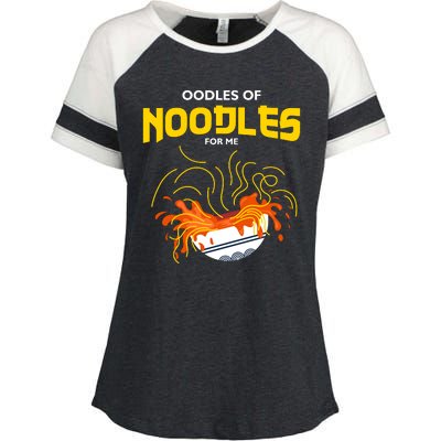 Oodles Of Noodles Enza Ladies Jersey Colorblock Tee