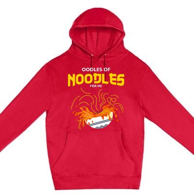 Oodles Of Noodles Premium Pullover Hoodie