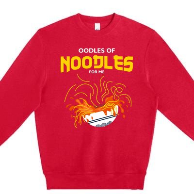 Oodles Of Noodles Premium Crewneck Sweatshirt