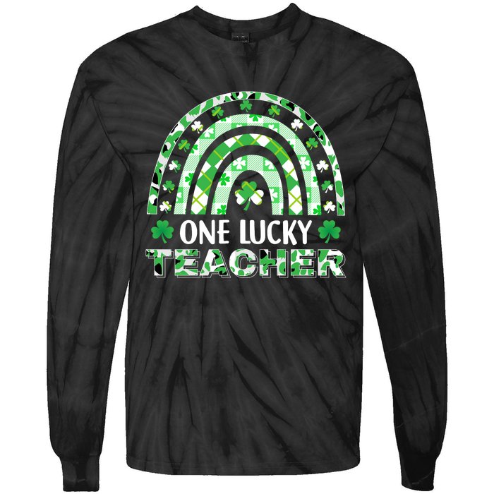 OneLuckyTeacher Tie-Dye Long Sleeve Shirt