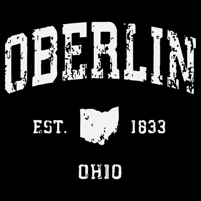 Oberlin Ohio Oh Vintage Athletic Sports Button