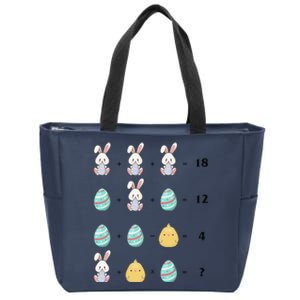 Order Of Operations Quiz Math Teacher Easter Chicken Rabbit Zip Tote Bag