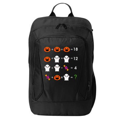 Order Of Operations Halloween Quiz Funny Math Teacher City Backpack