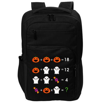 Order Of Operations Halloween Quiz Funny Math Teacher Impact Tech Backpack