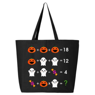 Order Of Operations Halloween Quiz Funny Math Teacher 25L Jumbo Tote