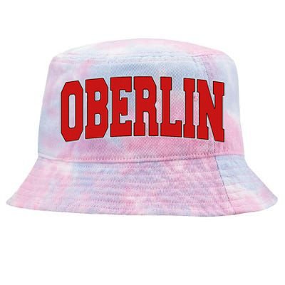 Oberlin Oh Ohio Varsity Style Usa Vintage Sports Tie-Dyed Bucket Hat