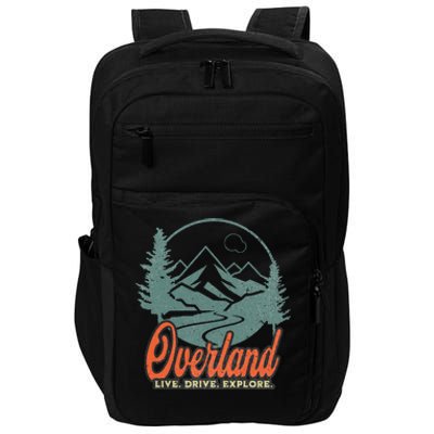 Overland Outdoor Offroad Adventure Graphic Design Impact Tech Backpack