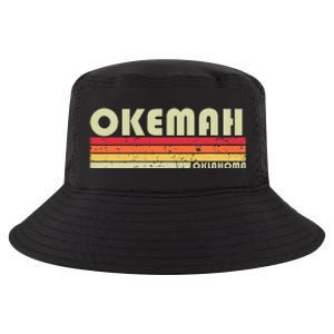 Okemah Ok Oklahoma Funny City Home Roots Cool Comfort Performance Bucket Hat