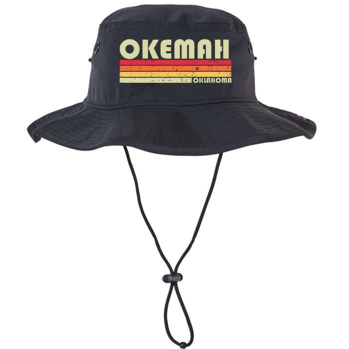 Okemah Ok Oklahoma Funny City Home Roots Legacy Cool Fit Booney Bucket Hat