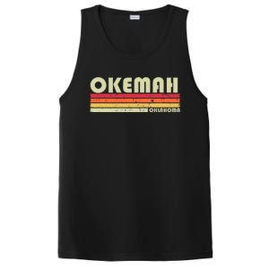 Okemah Ok Oklahoma Funny City Home Roots PosiCharge Competitor Tank