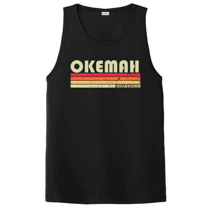 Okemah Ok Oklahoma Funny City Home Roots PosiCharge Competitor Tank