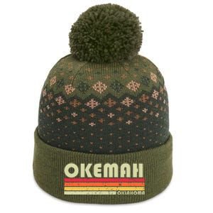 Okemah Ok Oklahoma Funny City Home Roots The Baniff Cuffed Pom Beanie