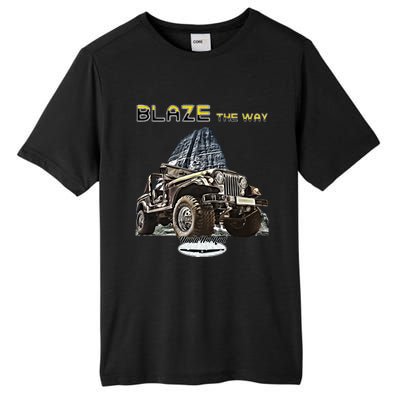 Offroad Offroad Off Road 4x4 4wd Truck Trucking Hotrod Usa Funny Gift Tall Fusion ChromaSoft Performance T-Shirt