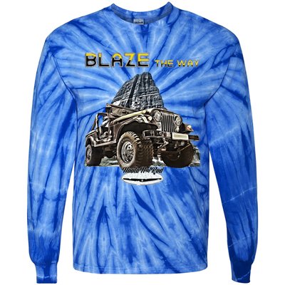 Offroad Offroad Off Road 4x4 4wd Truck Trucking Hotrod Usa Funny Gift Tie-Dye Long Sleeve Shirt