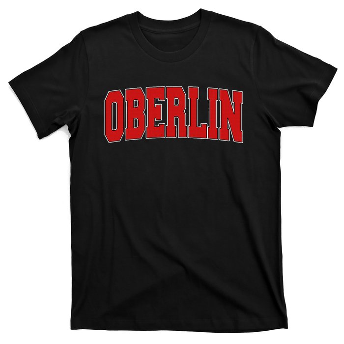 Oberlin Oh Ohio Varsity Style Usa T-Shirt