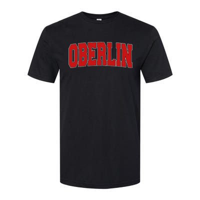 Oberlin Oh Ohio Varsity Style Usa Softstyle CVC T-Shirt