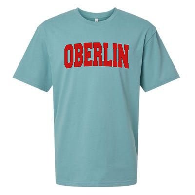 Oberlin Oh Ohio Varsity Style Usa Sueded Cloud Jersey T-Shirt