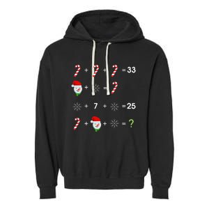 Order Of Operations Quiz Funny Math Teacher Christmas Gift Garment-Dyed Fleece Hoodie