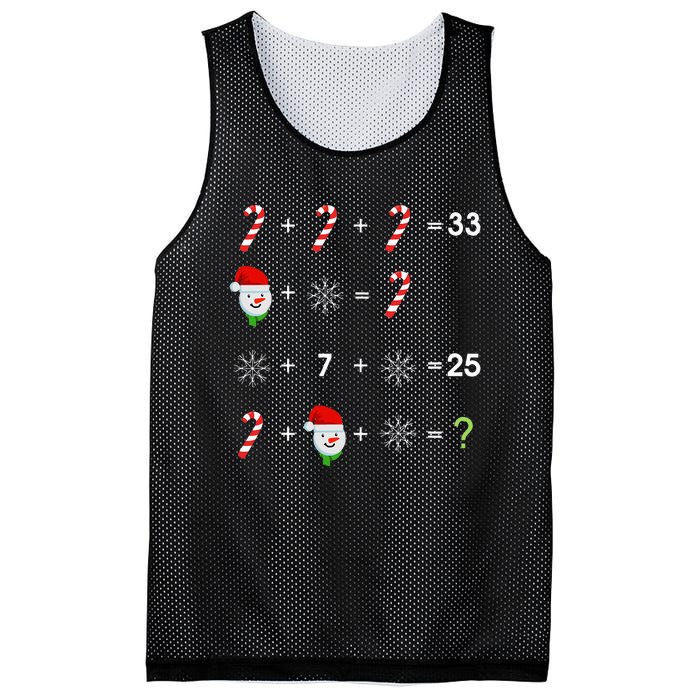 Order Of Operations Quiz Funny Math Teacher Christmas Gift Mesh Reversible Basketball Jersey Tank