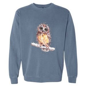 Owl Owl Owl Lover Tee Owl Gift Owl Garment-Dyed Sweatshirt