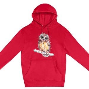 Owl Owl Owl Lover Tee Owl Gift Owl Premium Pullover Hoodie