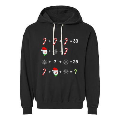 Order of Operations Quiz Funny Math Teacher Christmas Gift Garment-Dyed Fleece Hoodie