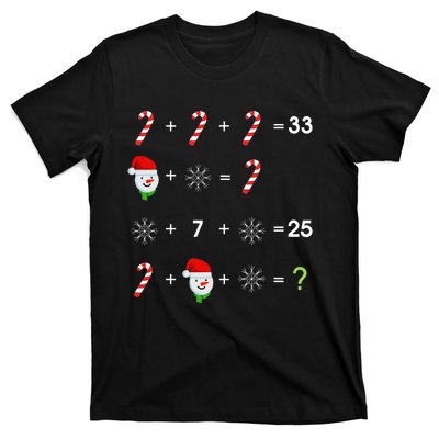 Order of Operations Quiz Funny Math Teacher Christmas Gift T-Shirt