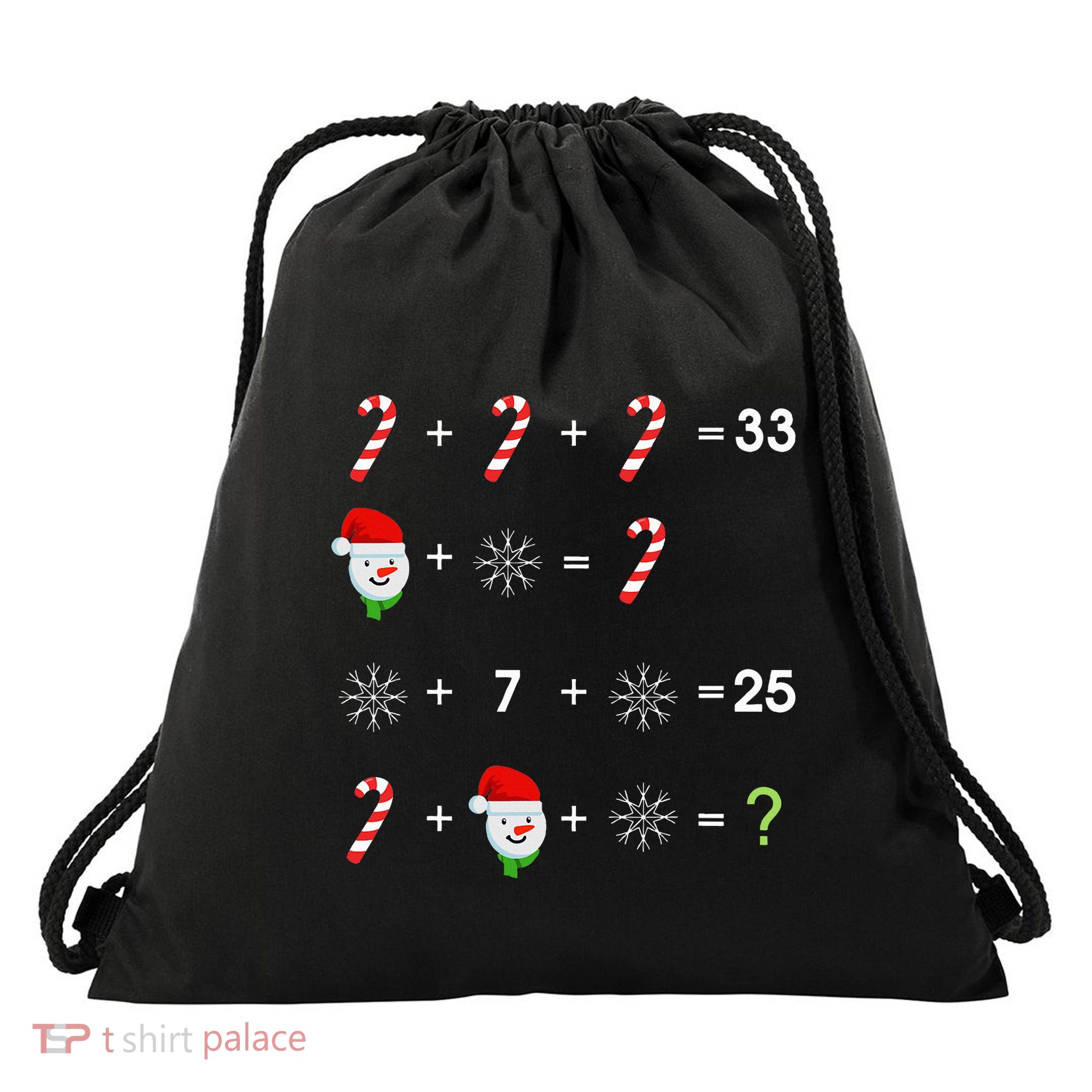 Order of Operations Quiz Funny Math Teacher Christmas Gift Drawstring Bag