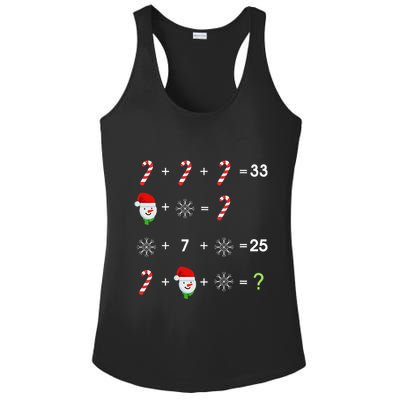 Order of Operations Quiz Funny Math Teacher Christmas Gift Ladies PosiCharge Competitor Racerback Tank