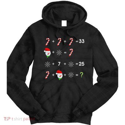 Order of Operations Quiz Funny Math Teacher Christmas Gift Tie Dye Hoodie