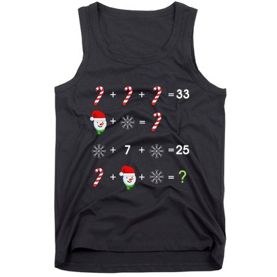 Order of Operations Quiz Funny Math Teacher Christmas Gift Tank Top