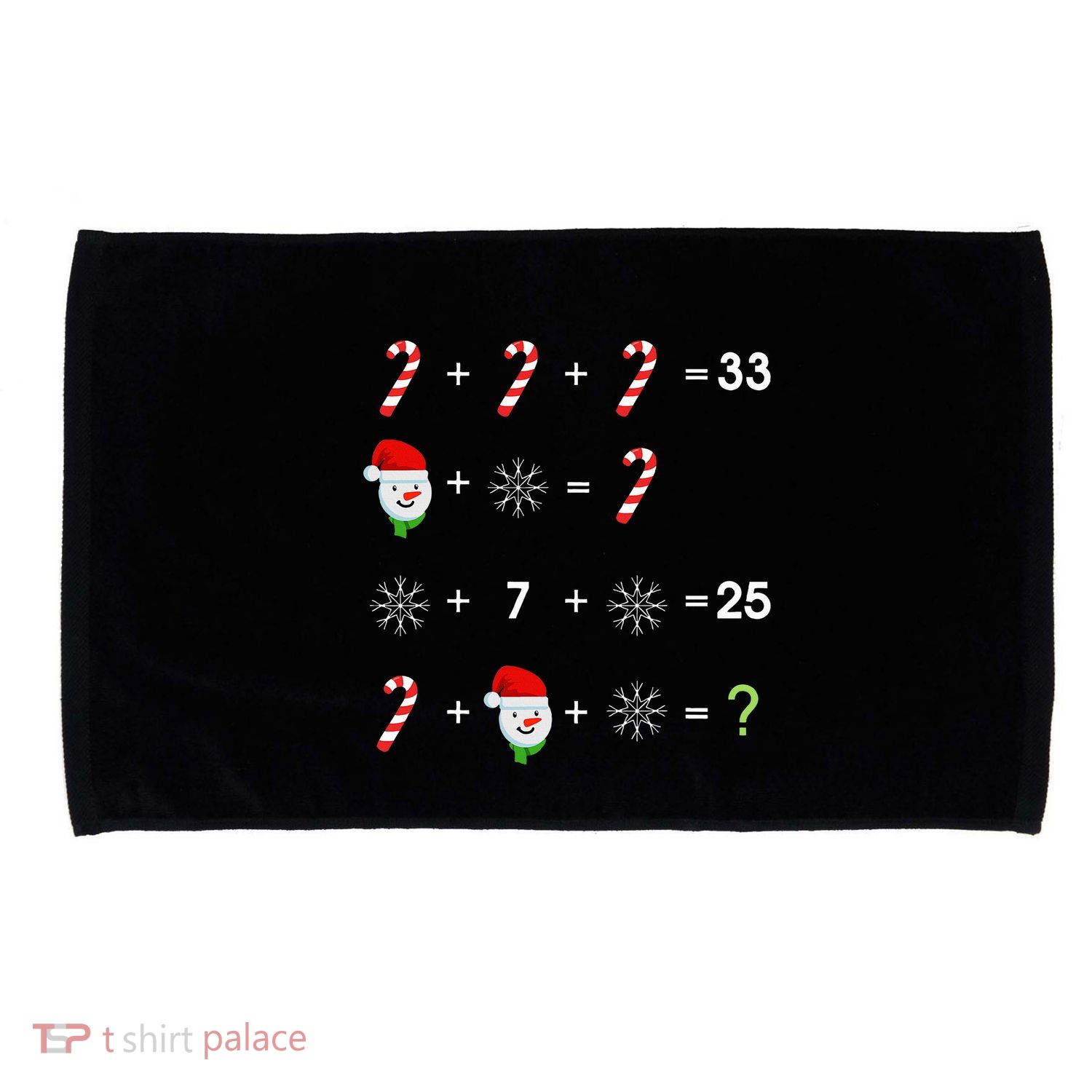 Order of Operations Quiz Funny Math Teacher Christmas Gift Microfiber Hand Towel