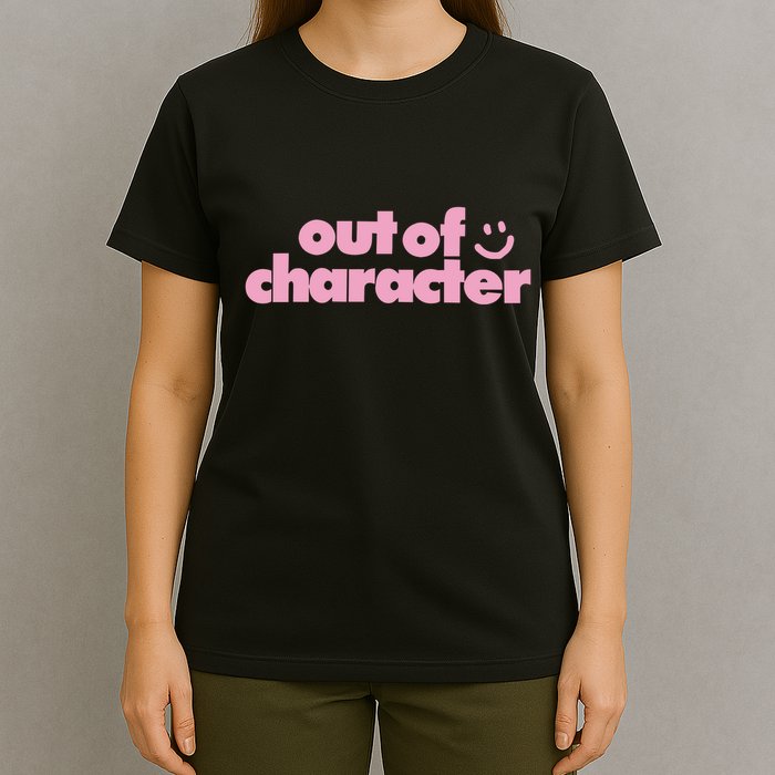 Outofcharacter Out Of Character Gender Reveal T-Shirt