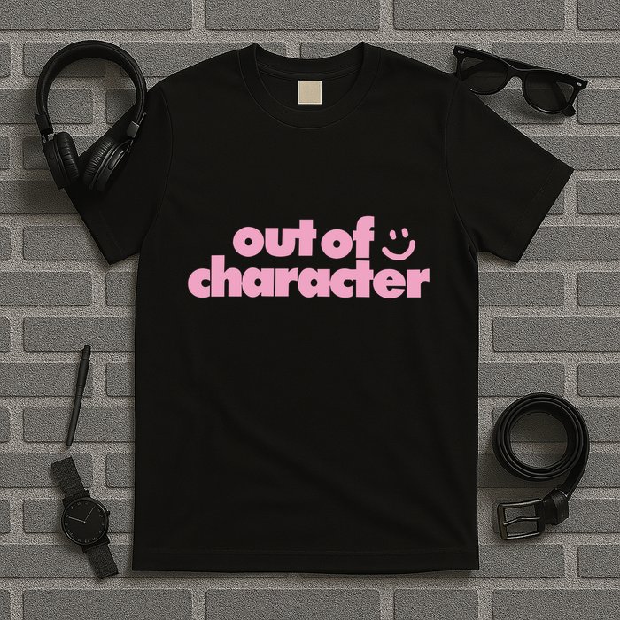 Outofcharacter Out Of Character Gender Reveal T-Shirt