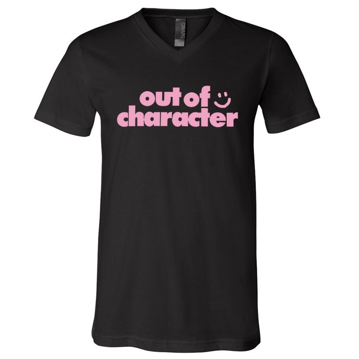 Outofcharacter Out Of Character Gender Reveal V-Neck T-Shirt