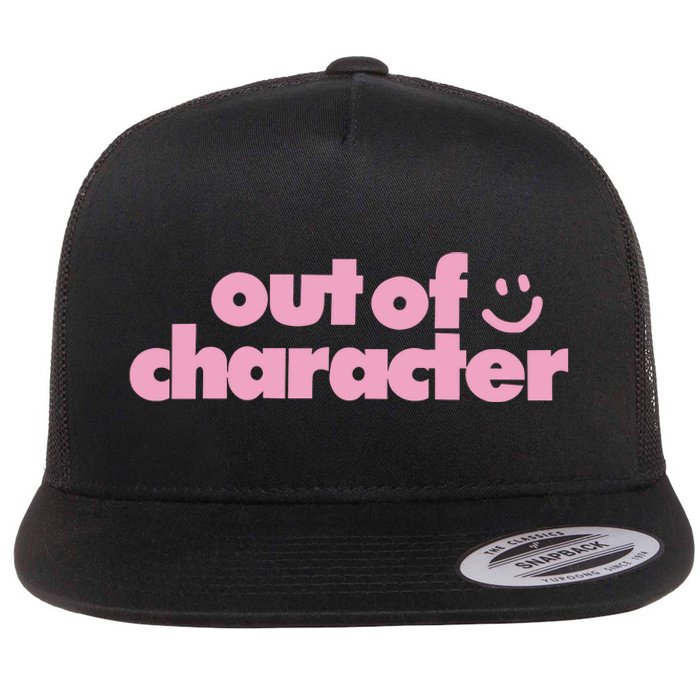 Outofcharacter Out Of Character Gender Reveal Flat Bill Trucker Hat