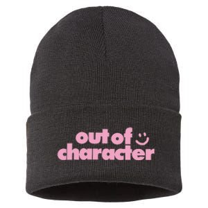 Outofcharacter Out Of Character Gender Reveal Sustainable Knit Beanie