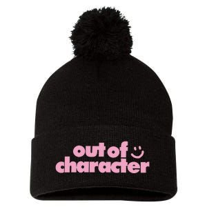 Outofcharacter Out Of Character Gender Reveal Pom Pom 12in Knit Beanie