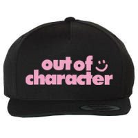 Outofcharacter Out Of Character Gender Reveal Wool Snapback Cap